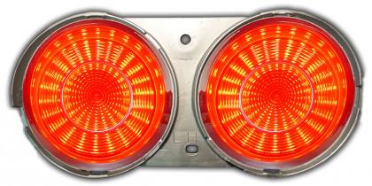 LED panel on behind stock lens. Housing and lens not included.