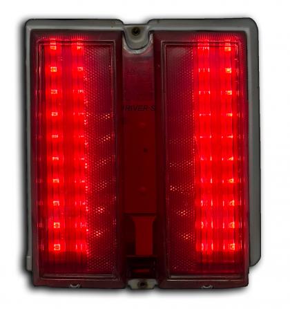 LED panel ON behind a stock lens. (Housing and Lens not included)