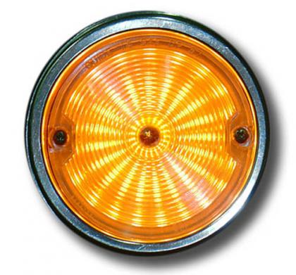 LED panel on behind stock lens. Housing and lens not included.