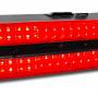 LED panels on behind stock lens. Taillight housing and lens not included.
